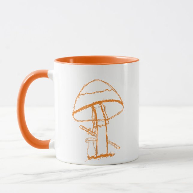 Mugg | Gangster Mushroom with a Katana (Vänster)