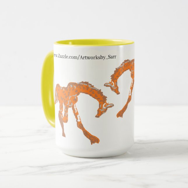 Mugg: Giraffes kamp Mugg (Framsida vänster)