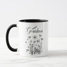 Mugg - Grandma Wildblomma Dragonfly