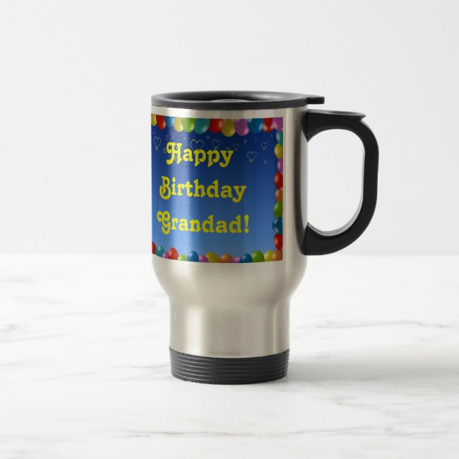 Mugg Grattis på födelsedagen Grandad (Höger)