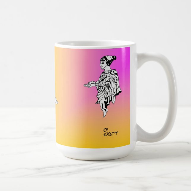 Mugg : grekisk staty (Höger)