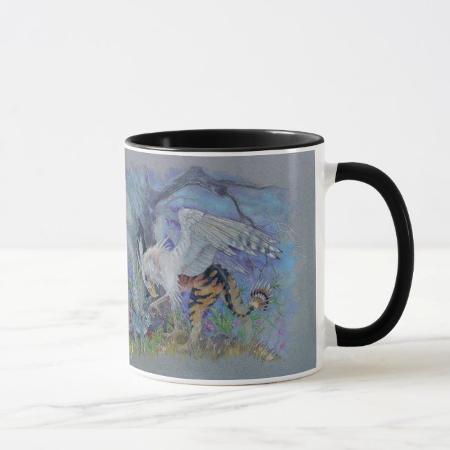 Mugg - Gryphon & den felika katten (Höger)