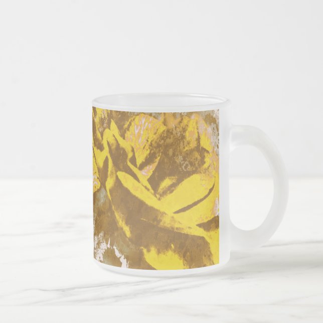 Mugg Gul ros Watercolor (Höger)