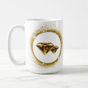 Mugg Guld diamanter