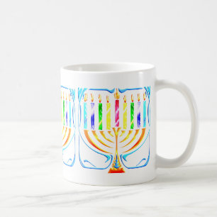 Mugg: Hanukkah menora - Chanukah menora Kaffemugg