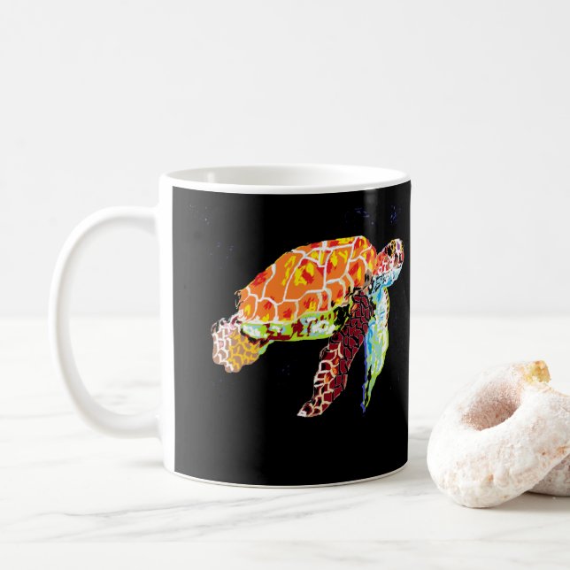 Mugg: Havssköldpaddor Kaffemugg (Med munk)
