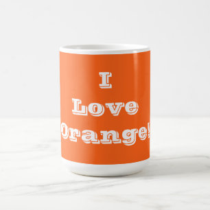 MUGG I KÄRLEK ORANGE
