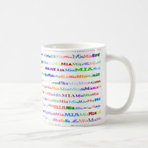 Mugg II för Mia textdesign II