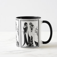 Mugg: Illustration av Aubrey Beardsley