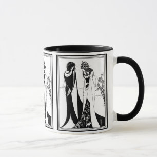 Mugg: Illustration av Aubrey Beardsley Mugg