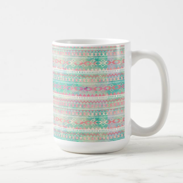 Mugg-/indianmönster Kaffemugg (Höger)