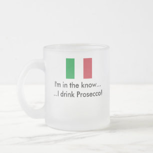 Mugg: Jag dricker Prosecco Frostad Glasmugg