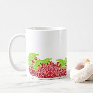 Mugg: Jordgubbar Kaffemugg