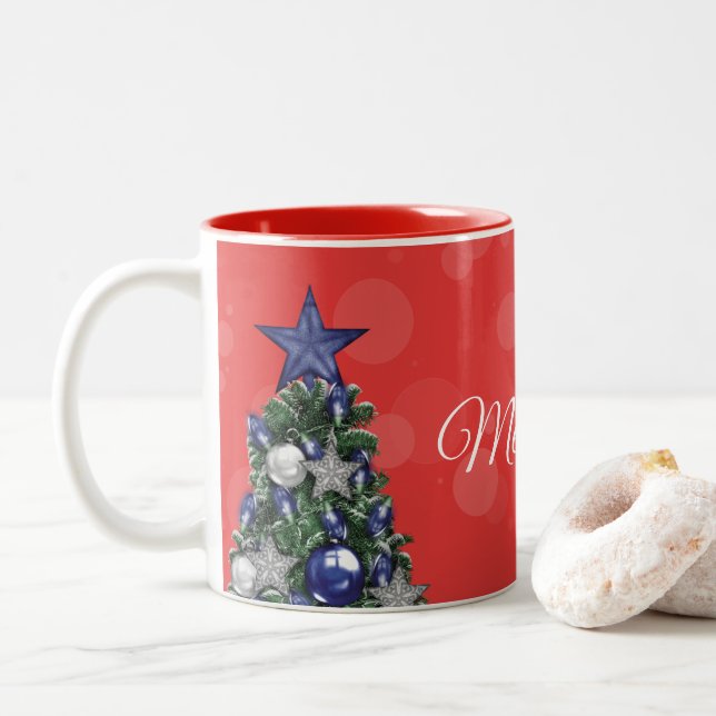 Mugg - Julgran (Med munk)