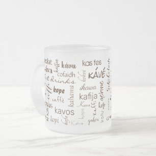 Mugg-kaffe Frostad Glasmugg