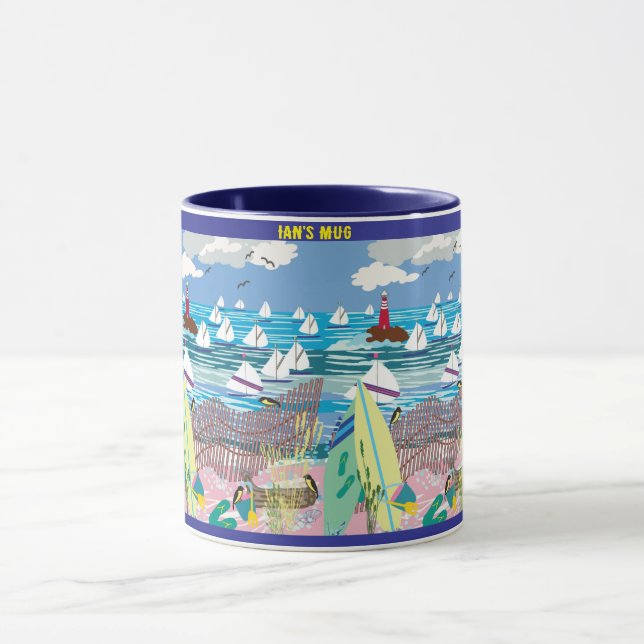 Mugg: Kaffe, kakao, Tea, Soppa Mugg (Center)