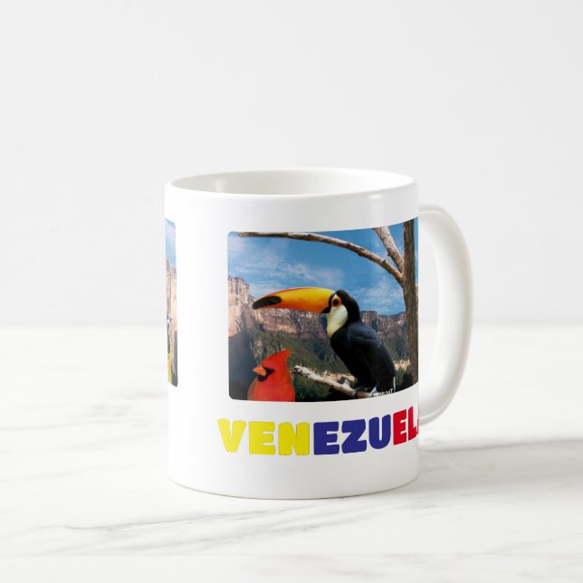 Mugg Kaffe mugg I kärlek Venezuela, anpassade (Framsida höger)