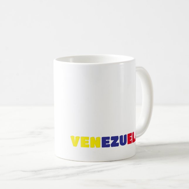 Mugg Kaffe mugg I kärlek Venezuela, anpassade (Framsida höger)
