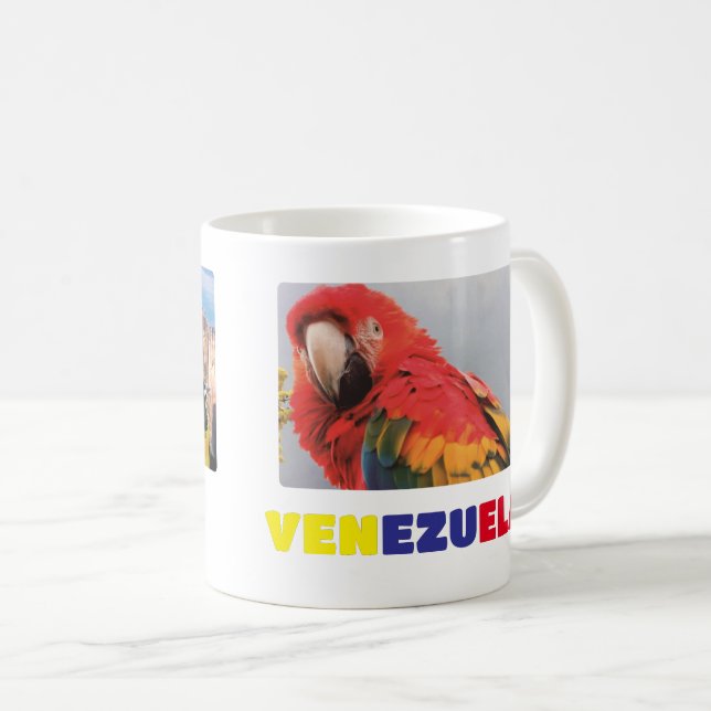 Mugg Kaffe mugg I kärlek Venezuela, anpassade (Framsida höger)