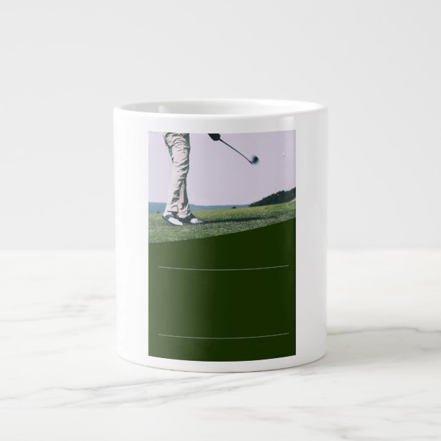 Mugg kaffeprov golf jumbo mugg (Framsidan)