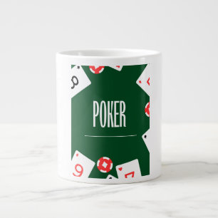 Mugg kaffeprov poker jumbo mugg