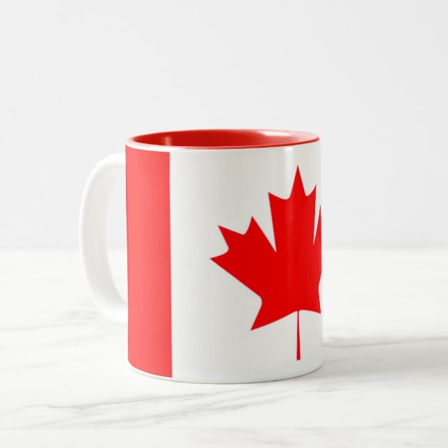 Mugg Kanada Flagga (Framsida vänster)