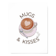 Mugg & Kisses"Minimalist Wall Art Print"
