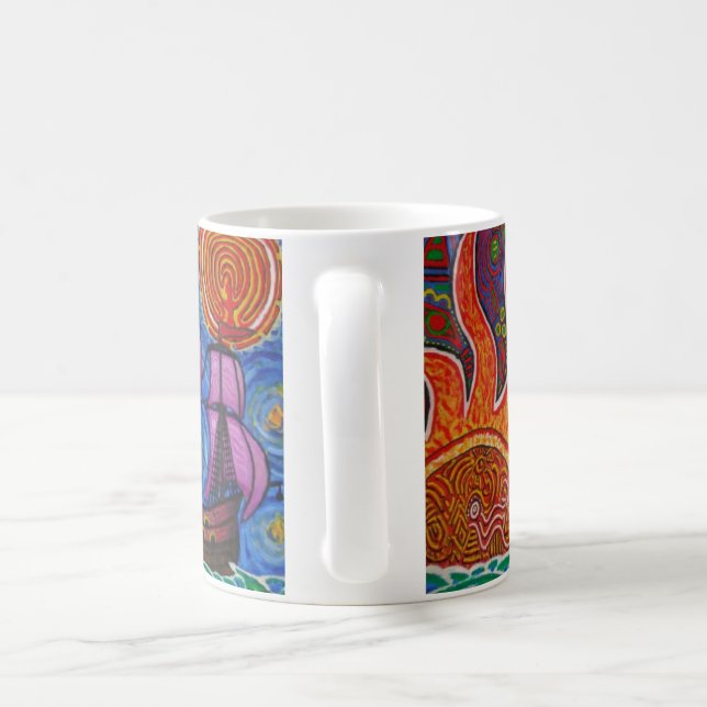 mugg konstfantasi (Handtag)