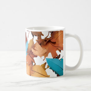 Mugg & Kopp med Maple Blad. Cute Löv-uppsättning