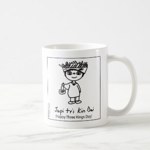 Mugg kungdag för lycklig tre
