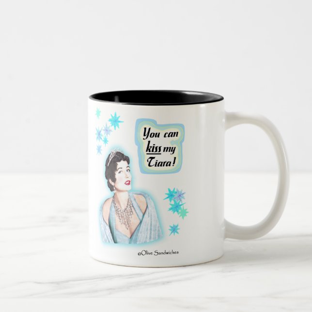 Mugg - "kyssa min Tiara ", (Höger)