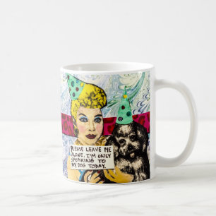 Mugg-Lämnor mig alone. Kaffemugg