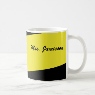Mugg läraregillande, tack, gult