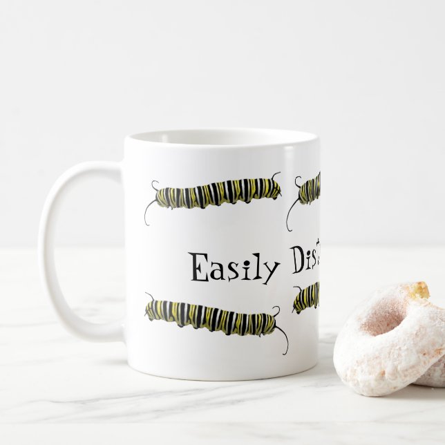 Mugg - lätt uppdelat efter katt (pelare) (Med munk)