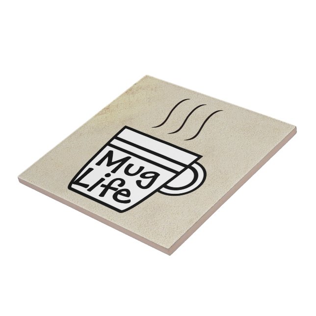 Mugg Life Ceramic Tile Kakelplatta (Sidan)