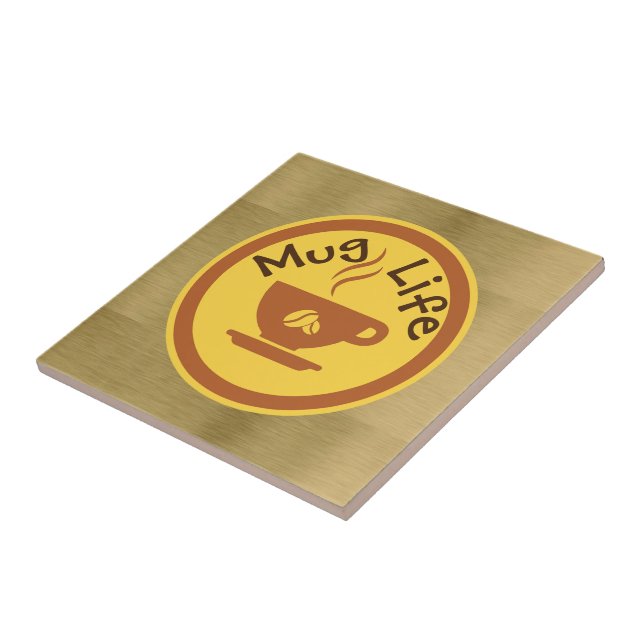 Mugg Life Ceramic Tile Kakelplatta (Sidan)