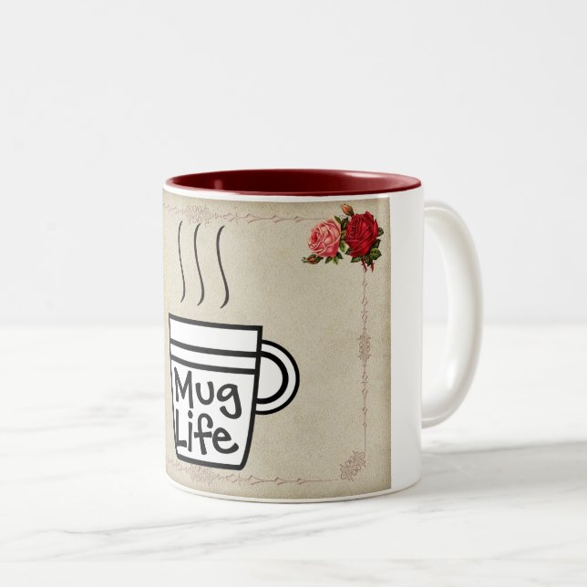 Mugg Life-kaffe Mugg (Framsida höger)