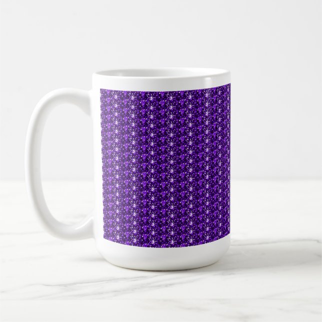 Mugg Lila Glitter (Vänster)