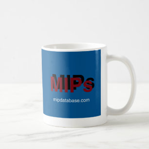 mugg logotyp mörk röd text