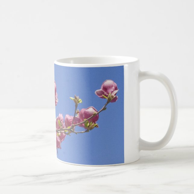 Mugg Magnolias, gren av blommar (Höger)
