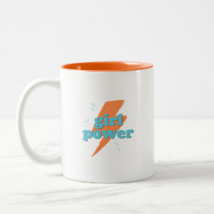 Mugg,, makteffekt - fetstil och inspiration Två-Tonad mugg