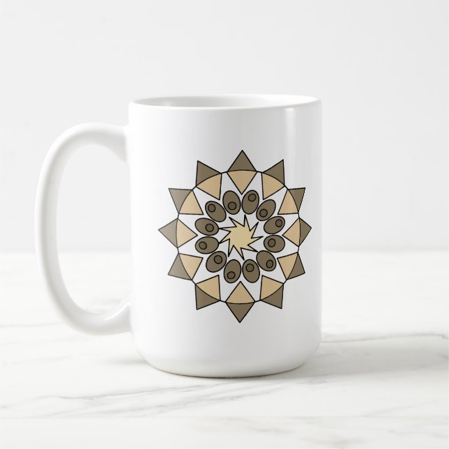 Mugg - Mandala-bild (Vänster)