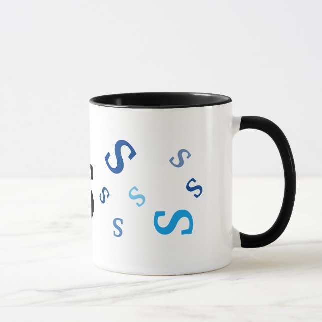 Mugg - Många Blue Brev (Höger)