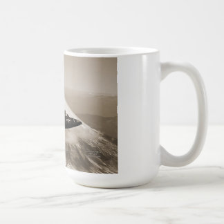 Mugg: Marinkorpralflygplan över Mount Fuji, Japan Kaffemugg