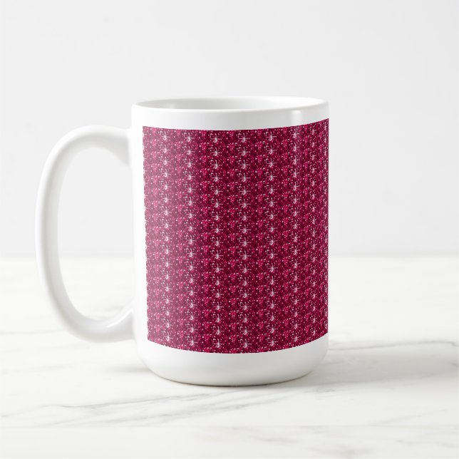 Mugg Maroon Glitter (Vänster)