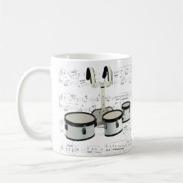 Mugg - marschen trummar med notblad