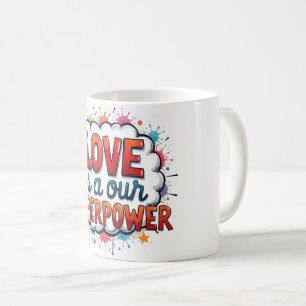 Mugg med alla hjärtans dag-design
