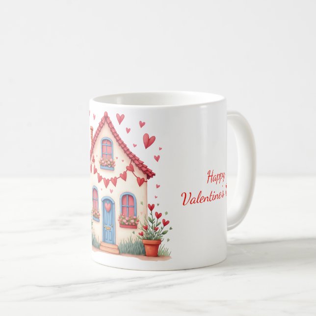 Mugg med alla hjärtans dag-design (Framsida höger)