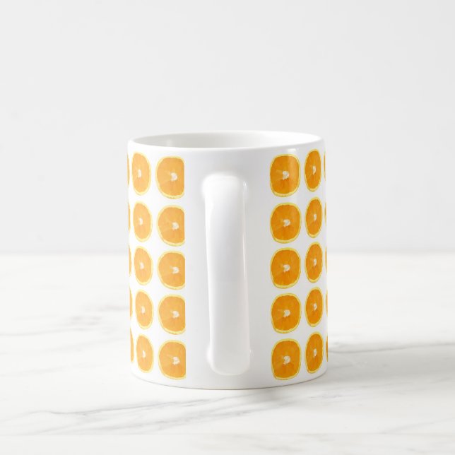 Mugg med apelsindesign  (Handtag)