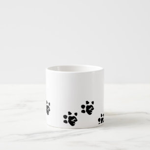 Mugg med bassets tass espressomugg